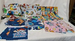 PAW PATROL Fabric Lot, Scraps. 100% Cotton, Nickelodeon 13oz.