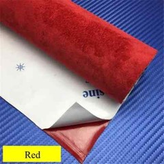 Self Adhesive Faux Suede Fabric Wrap Film Sticker Stretch DIY Car Interior Craft