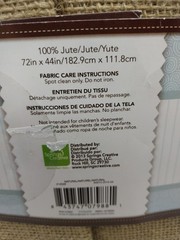 Crafty Cuts Burlap Fabric 100% Jute 2 Yards Natural Rustic Sewing Decor DIY