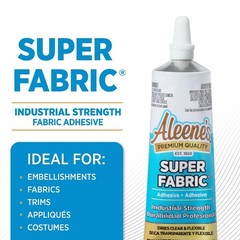 Fabric Adhesive Glue Fast Drying Clear Permanent Bond for Clothing Textiles