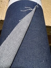 Navy Blue Denim 100% Cotton Canvas 10 oz Fabric 66” Wide Premium – by yard