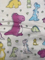 Lot Of Fleece,flannel,corduroy Baby Kid Fabric With Container quilt Craft