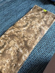 6 yds 100% Cotton Print Fabric – Marble Texture- Rustic Brown Colors/ Mocha