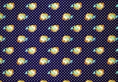 By the 1/4 yard cotton quilt fabric Purrfect Pals Birds on Navy 3 Wishes Fabric