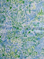 ~ Lilly Pulitzer Fabric Cotton Slub – HipHip, 18”x 28” # 181
