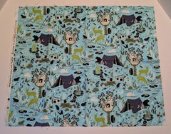 Tula Pink OOP HTF Moonshine Forest Frivolity in Sky (Blue) FQ Fat Quarter 18×22″