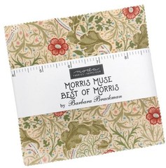 Morris Muse Moda Charm Pack 42 100% Cotton 5-inch Precut Cotton Fabric Squares