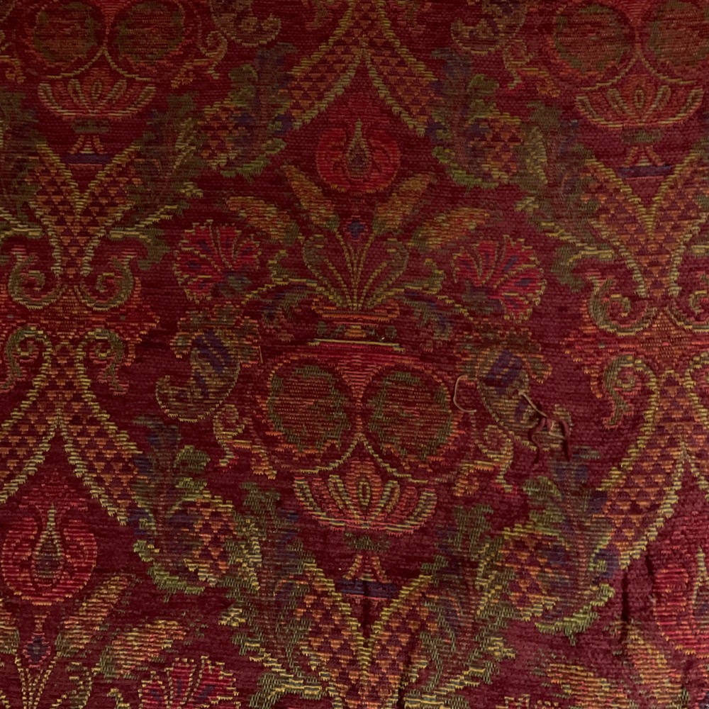 Burch Redmond Burgundy Jacquard Tapestry Upholstery Fabric