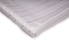 White Striped Lycra Thin Satin, 50 x 150cm