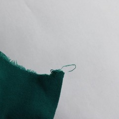 Emerald Green Velveteen Fabric 1-3/4 yds x 34″