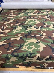 64″ Wide Woodland Camo 10oz Cotton Canvas Duck Fabric – Heavy Duty – By The Yard