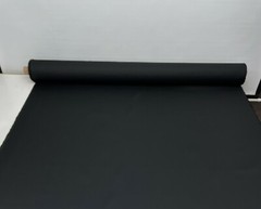 BLACK CANVAS TWILL 7 OZ 62″ W POLY COTTON FABRIC BLACK APPAREL UPHOLSTERY DWR