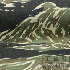59″W Tiger Stripe Camouflage Water Repellent Resistant Ripstop Fabric