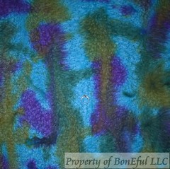 BonEFul Cotton Quilt Aqua Teal Blue Water Pool Texture Blender Dot Batik 1 SCRAP