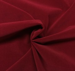 BALLARD DESIGNS PERFORMANCE VELVET RED FURNITURE WASHABLE FABRIC BY YARD 55″W