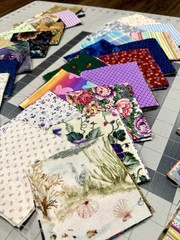156 Pieces4” X 4” Pre Cut 100% Cotton Fabric Squares