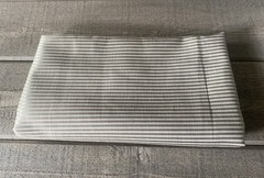 Jacquard Upholstery Fabric Gold Ivory Striped Heavyweight 56” X 3 Yards