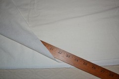 Cotton fabric, natural unbleached muslin, 88″ x 88″, preshrunk, extra-wide
