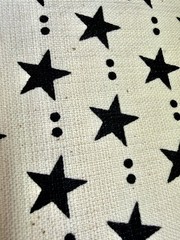 2 PCS Vintage Homespun Cotton Fabric Handwoven Stripe Textile Lot