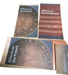 Leather Sheet 6×12″ Thickness 1/4″, Effect On The Americans/French, (LOT OF 8)