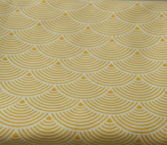 NO TARRIF CHARGES 100%✅KK10 White & Yellow Hand Block 100%Cotton Fabric 20 Yard