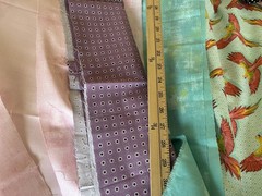 QUILTERS – Huge Lot of Pre Cut Fabric for Bee Themed Quilt(s) High End 3.7 Lbs