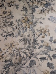 Zoffany Coromandel Print Empire Grey Fabric 7 Yards -Retail $494 A YARD