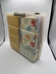 Lot Of Fleece,flannel,corduroy Baby Kid Fabric With Container quilt Craft