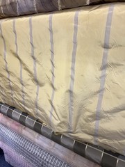 Striped TAFFETA Silk . 100% silk. Sold By the yard.