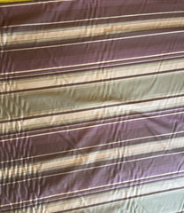 6 Yards of Continuous Fabric- 56 inches wide – Striped Green, Purple, White
