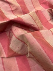 Dupioni Stripes 100% Silk Fabric 54″ Wide, By Yard (211)Sold By The Yard