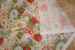 1 of 30 yds COWTAN & TOUT Fabric Angelica Floral Linen Cotton Upholstery BTY