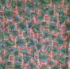 Lot of 7 VTG Brand Name Quilting Fabric Cotton Apples Leaves 1 LB 13 OZ