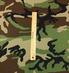 WOODLAND NY/CO RIPSTOP CAMOUFLAGE FABRIC MILITARY BDU CAMO BY THE YARD 64″W