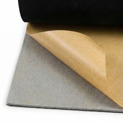 98″ L×60″ W Black Suede w Adhwsive Headliner Fabric Reupholster Aging/Smell Roof