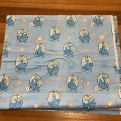 Disney Cinderella Blue Flannel Craft Fabric 4 Yards x 41” – ** Imperfect ** Read