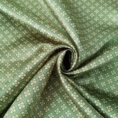 1yard X1.48meter Retro Shirt Material Satin Fabric Lining Plaid Floral Patchwork