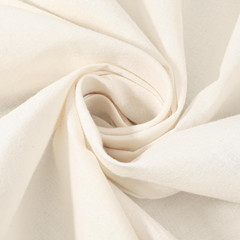 Unbleached Muslin Linen Fabrics by the Yard, Cotton Muslin Fabric, 63 Inch X 5 Y