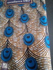 High Quality cotton African Ankara Fabric 5 1/3 YARDS By Excellence D&D