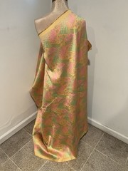 Silk Jacquard Brocade Fabric 48” wide Sold By The Yard