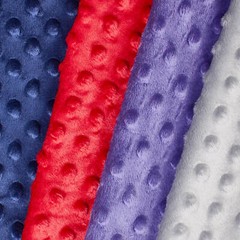 Minky Dot Super Soft Cuddle Fleece Fabric 58/60″ Wide Sold By The Yard