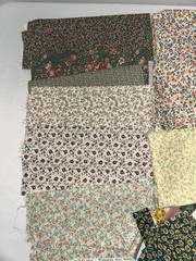 Large Lot Vintage Floral Fabric Pieces Scraps 3 Pounds Tiny Flowers 90’s