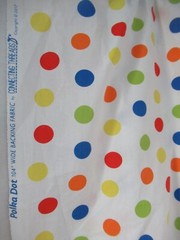 Polka dot Fabric From Connecting Threads On White SBTY X 104″ VTG 2017 NEW