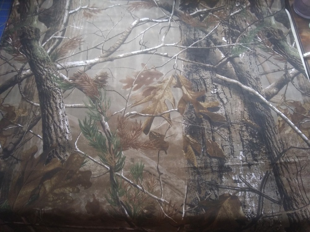 Realtree AP Camouflage Camo 100% Cotton Shirting Fabric~1 yd + 33″ x 60″ Wide
