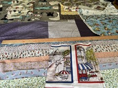 Large lot of Cotton Fabric Quilting & More Kids, Travel, Bird and More Misc Size
