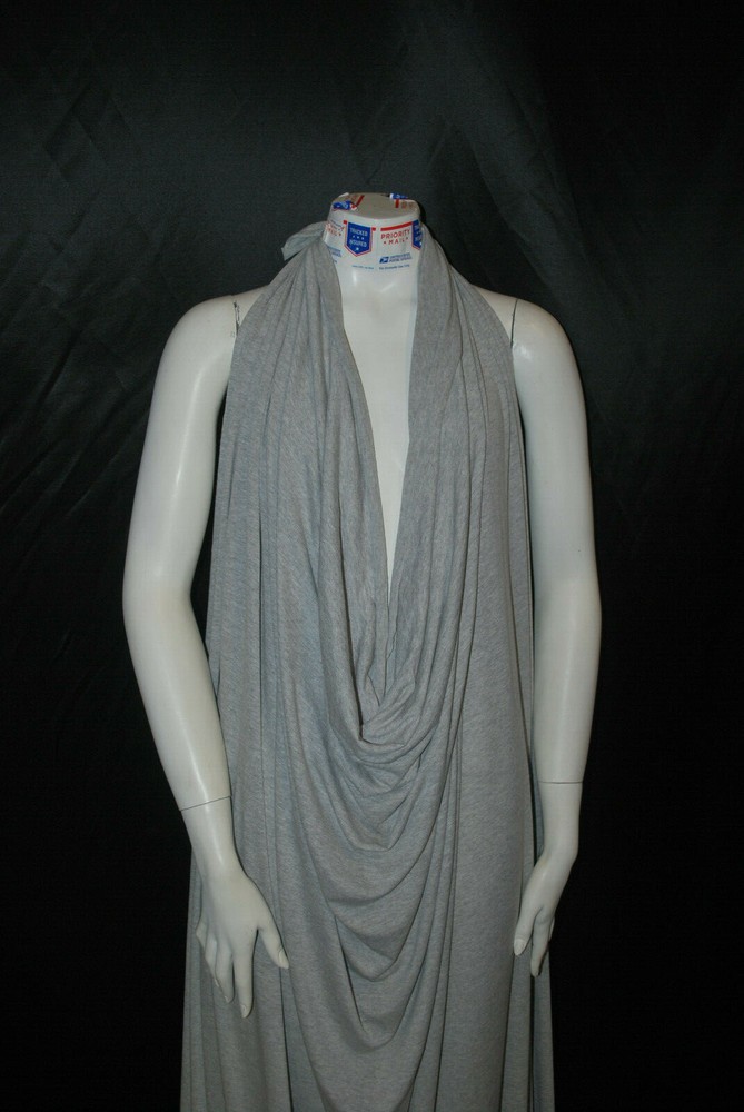 Wool rayon Knit Jersey Fabric Ecofriendly 7 oz drapey Heather gray by the yard