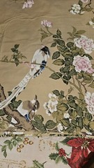 14 Pieces Of 16″X 21″ EachCut Up Metropolitan Museum Bird Song Springmaid Sheet