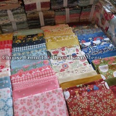 Floral & Patriotic Fat 1/4’s By Riley Blake, $3.99 Ships Any Amount Of Fabric.
