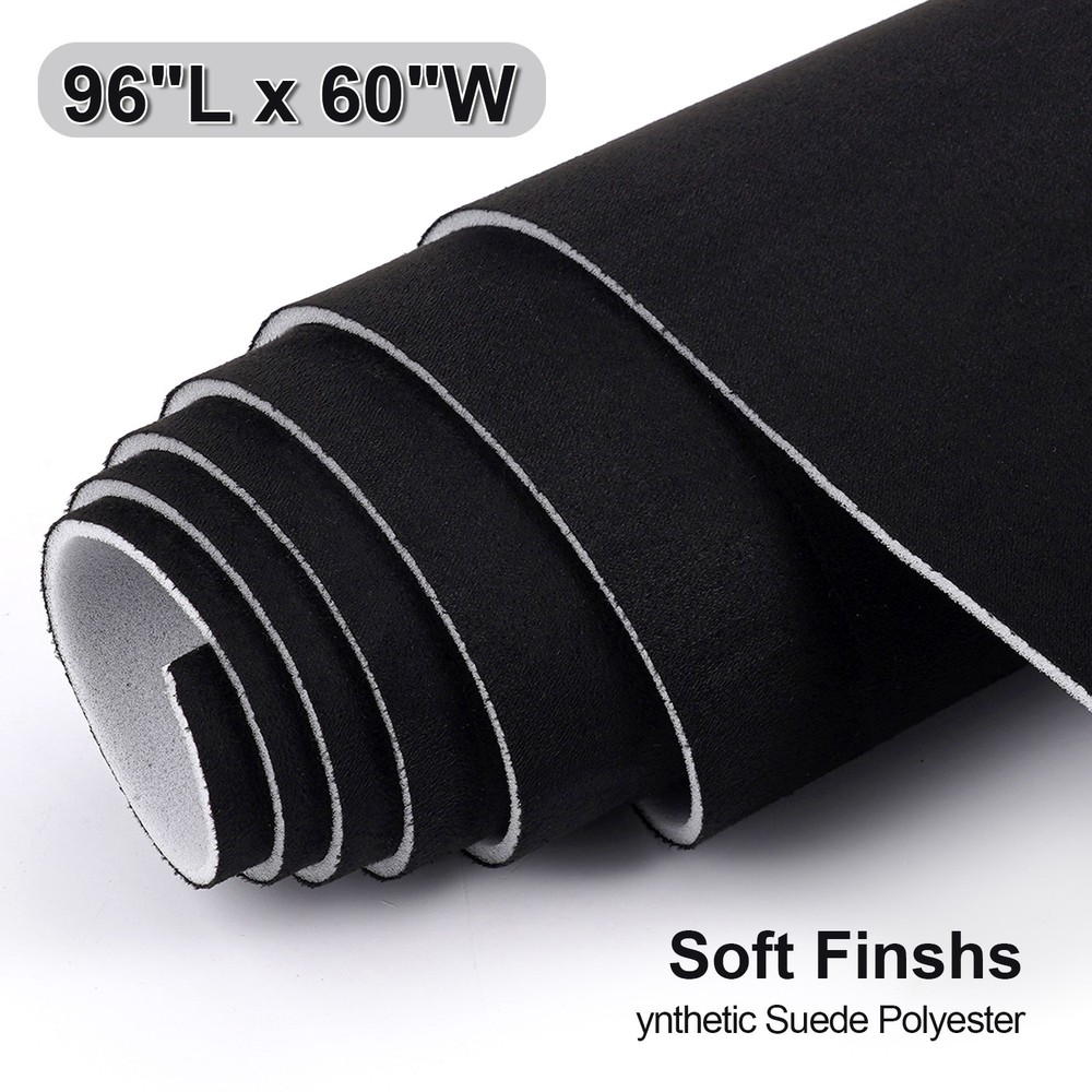 96″x60″ Headliner Fabric Foam Backed Upholstery Suede Auto Roof Liner Repair