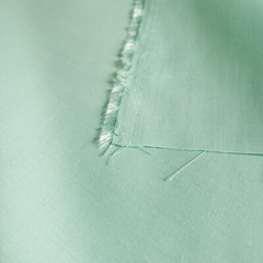 AQUA SEAFOAM POLY COTTON FABRIC 58″ BY THE YARD SOLID COLOR MINT GREEN FABRIC